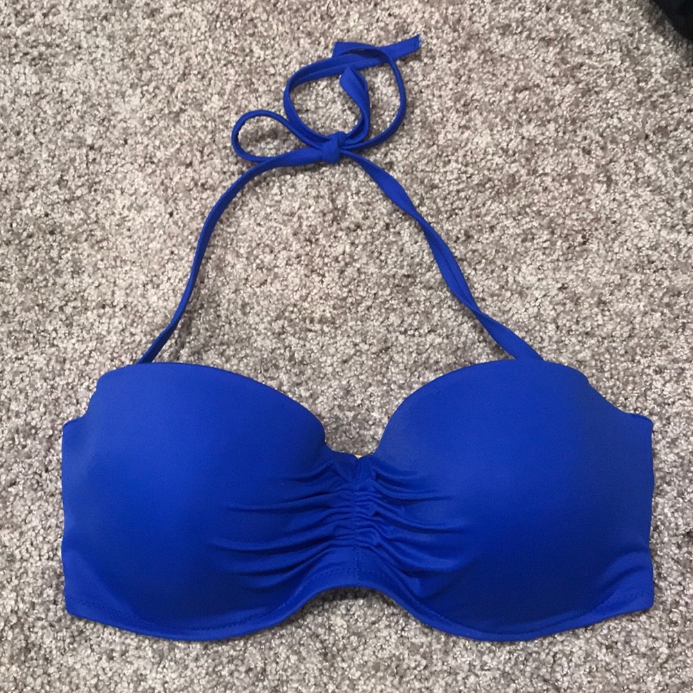 Royal blue Victoria’s Secret swimsuit top